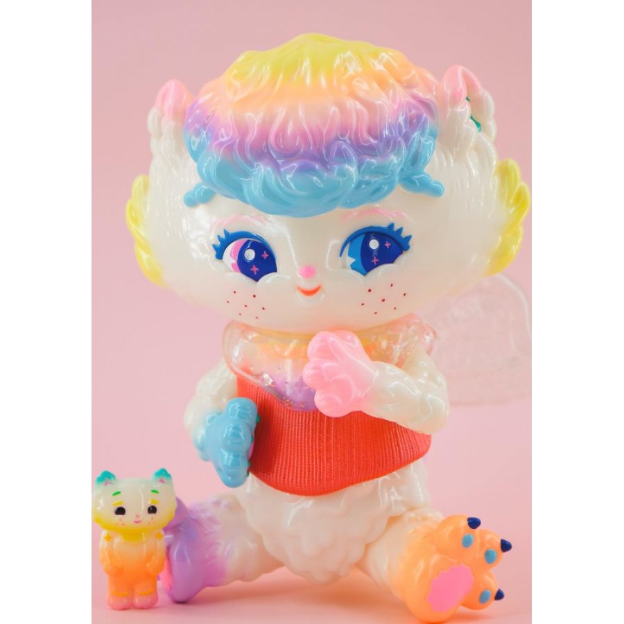 JUMBO PEARL RAINBOW CAT